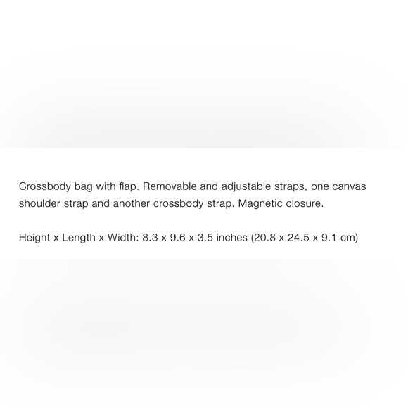 NWOT. Zara cross body bag. - Picture 11 of 11